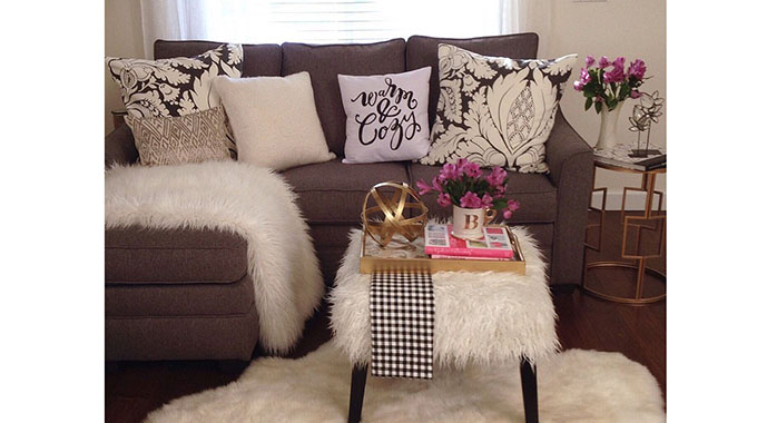Express yourself in cosy, rustic rugs