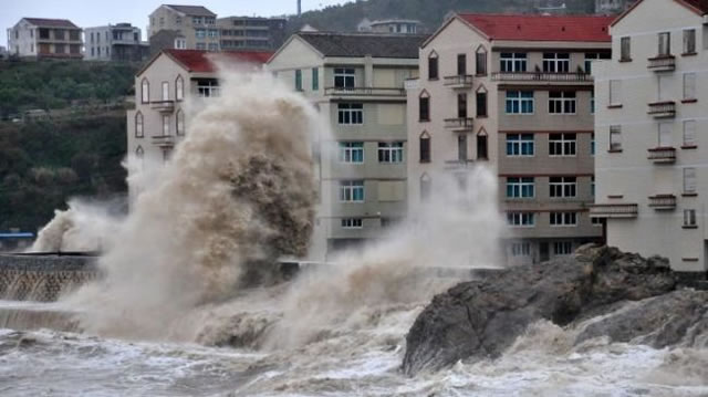Five killed, four missing as Typhoon Fitow wreaks havoc