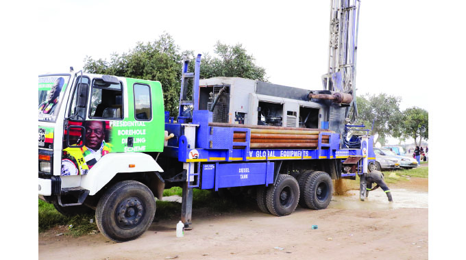 Presidential borehole drilling scheme begins