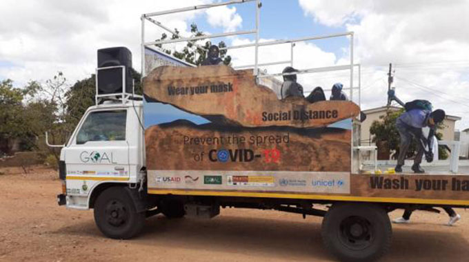 Mobile trucks, raise COVID-19 awareness, educate communities across Zimbabwe