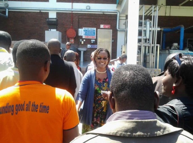 The delegates have arrived at Gushungo Holdings and are being welcomed by the First Lady Grace Mugabe and daughter Bona