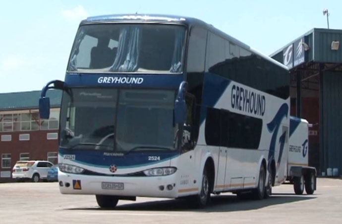 BREAKING NEWS: Greyhound bus driver crushed to death