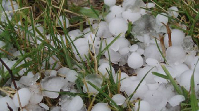 Hailstorms hit Mutasa, Nyanga