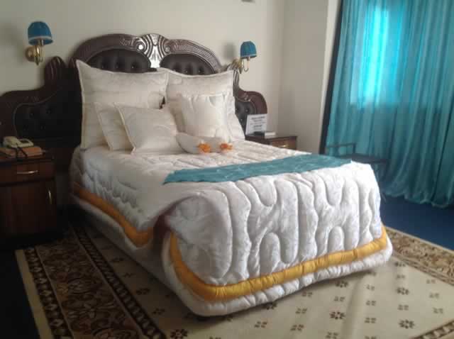 The interior of one of the rooms at Hotel Redcliff