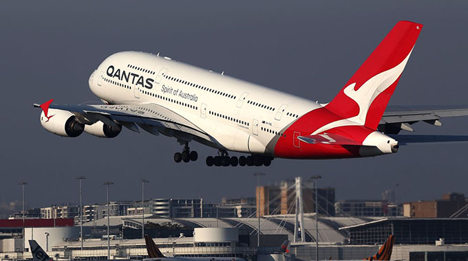 Qantas revenue drops