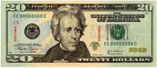 20 dollar note
