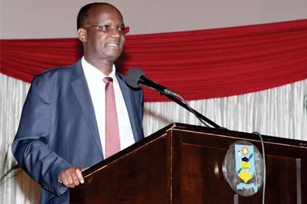 Higher and Tertiary Education, Science and Technology Development Minister Prof Jonathan Moyo addresses NUST students and staff recently