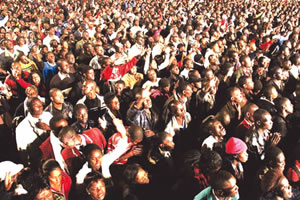 One wonders whether this is a true thirst for the word or people have lost their faith and now want to see things happening or rather they are more content with the gospel of prosperity that marinates the miraculous performances at these new churches.