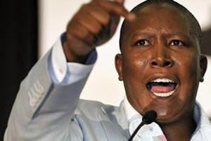 Change will come, says Malema