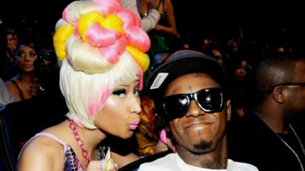 Nicki Minaj gets naughty