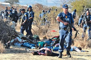 NUM steps in to  stem mine violence