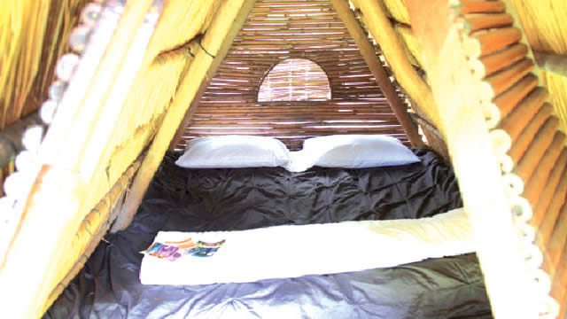 Those less in love with rustic outdoor sleeping can opt for the rooms which have single, double and twin accommodation