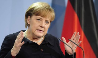 German Chancellor Angela Merkel