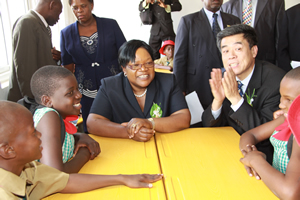 Chinese envoy hands over 2 schools