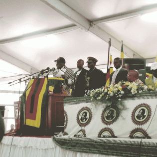 President Mugabe addressing congress delegates (pic by Lloyd Gumbo)