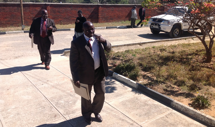 Lawyer Mr Jonathan Samkange arrives at Mashonaland East provincial nomination court to file his papers for Mudzi South where he wants to stand as an Independent candidate after his application to represent Zanu-PF in the same constituency was turned down.