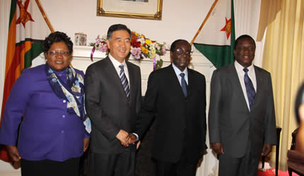 Chinese VP meets President