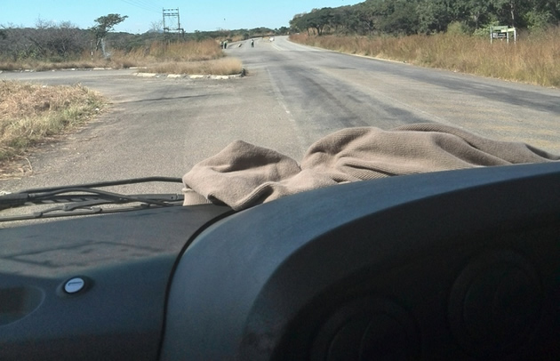 Another road block at the Nyanga/Mutare turn off