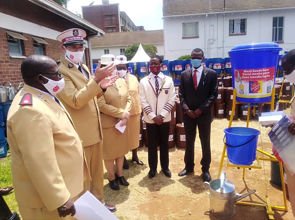 JUST IN: Salvation Army church donates towards Covid-19