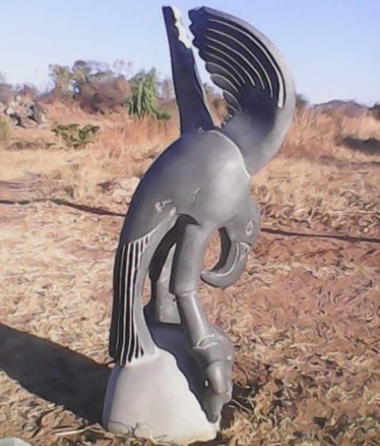 “Gondo Harishaye”, a piece of an eagle in honour of the Zimbabwe Republic Police Support Unit