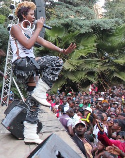 Slizer performs at the Tongai Moyo commemorative gig on Sunday