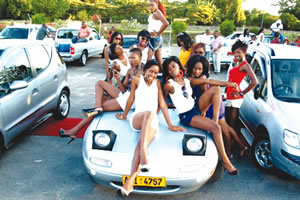 Hollywood Style . . . These were the scenes at the “Street Code” show held at Belgravia Sports Club last week, where models from Zim Gossip Modelling Agency flaunted more than spectators had bargained for. —  Zimbojam.