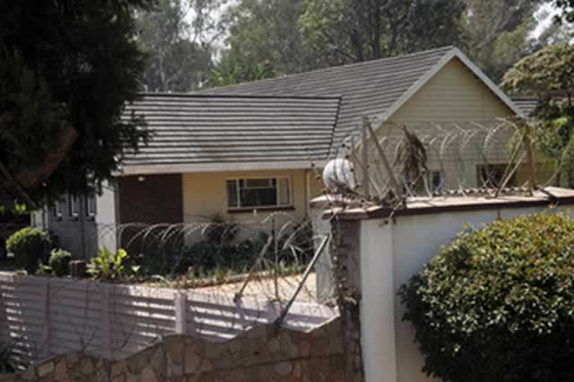 Tsvangirai house, 62 cars attached