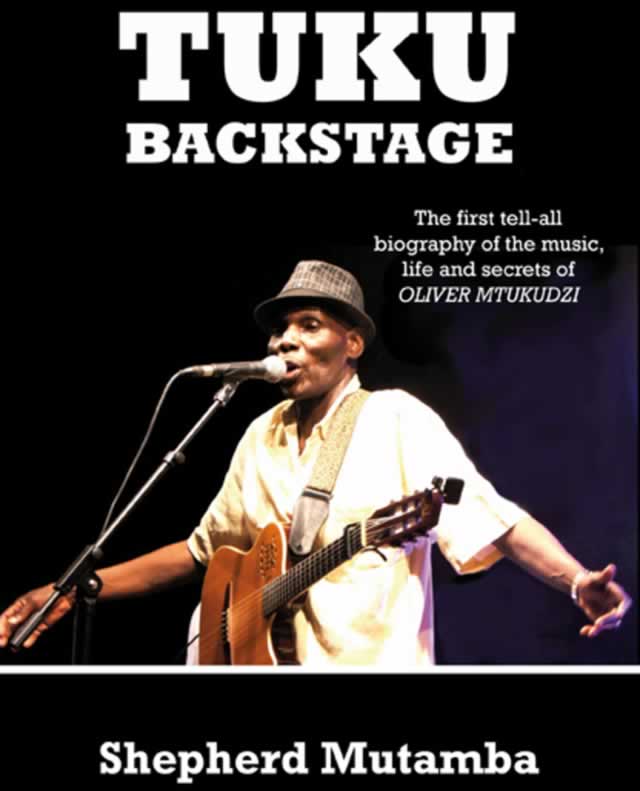 The front cover of Shepherd Mutamba’s controversial biography on Oliver Mtukudzi