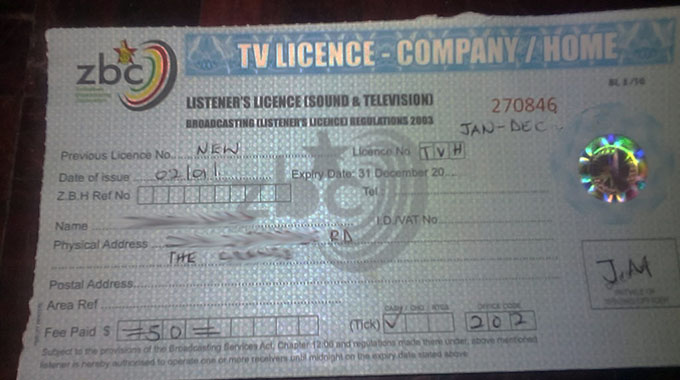 ZBC reviews licence fees