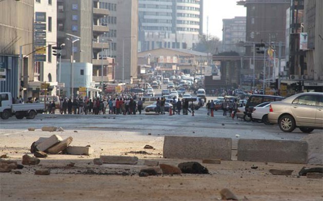Demonstrators who appear before the courts as peaceful, arm themselves with petrol bombs, stones, catapults and iron bars before engaging in the so-called “peaceful protests’’