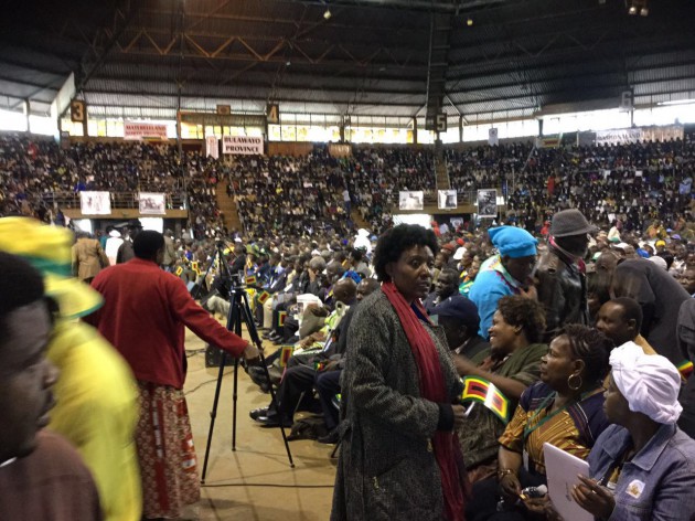 Some of the gathered war veterans. Pictures by Simiso Mlevu
