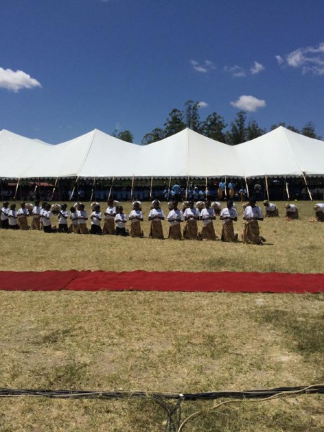 Youths and the choirs centenary celebrations.