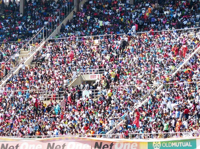 Thousands of Zimbabweans gathered at the National Sports Stadium to celebrate the Defence Forces Day, Monday Tuesday 15 August 2017.