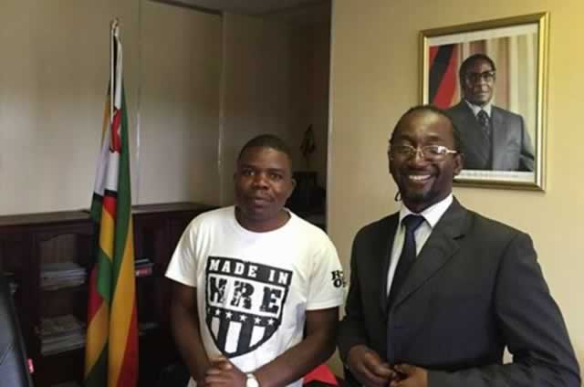 Minister meets comedian over community development