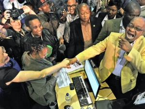 Early victory lap for Zuma