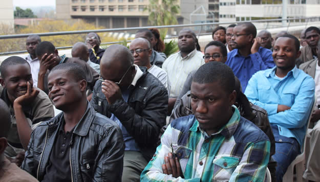 Zimpapers Journalists following proceedings