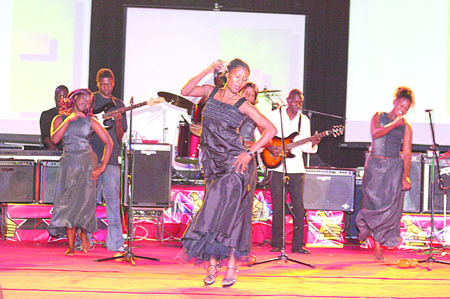 Live on stage