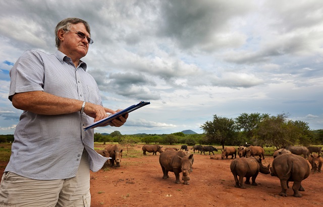 John Hume biggest rhino breeder in the world