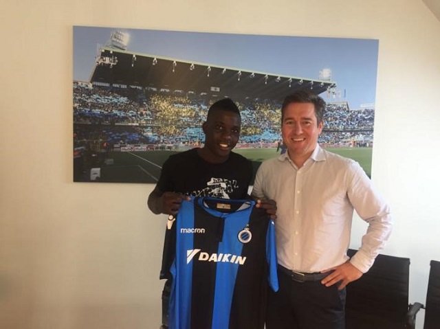 Marvelous Nakamba being unveiled as a Club Brugge player