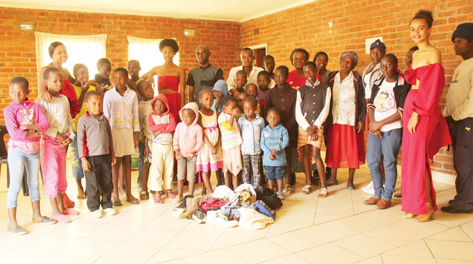 Modelling agency gives back