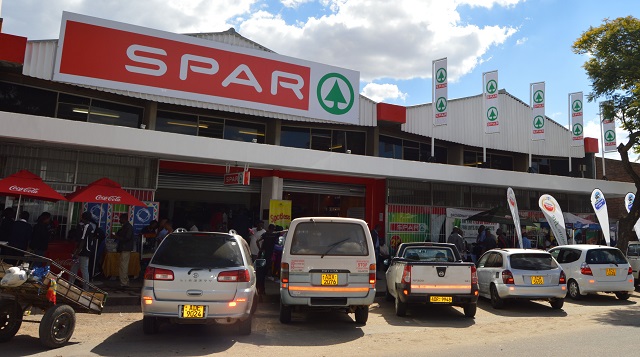 The new Spar store along Fife Street between 5th and 6th Avenues in Bulawayo opened yesterday