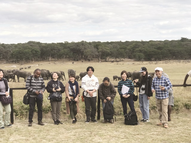 Some of the international tour operators on a familiarisation tour