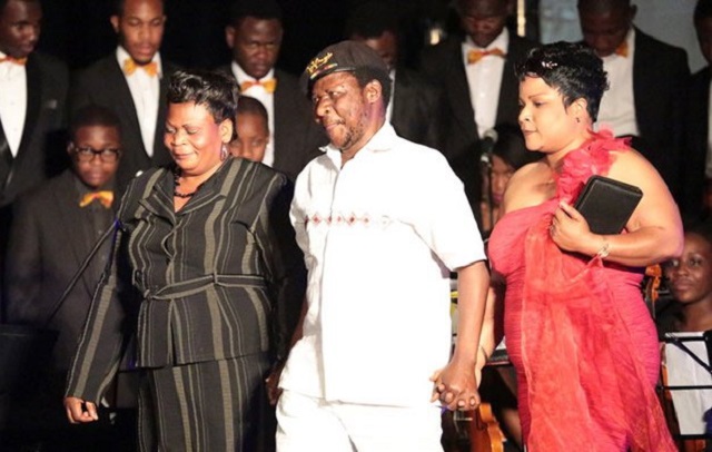 The late Cde Chinx and his two wives