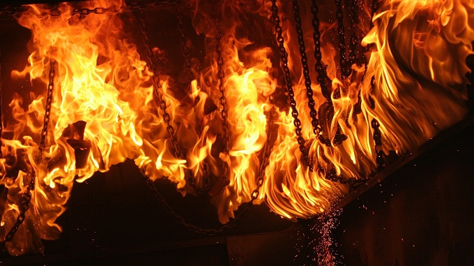 Man cheats death: Unknown men smash windows; Set curtains ablaze; Flee in a Hiace omnibus