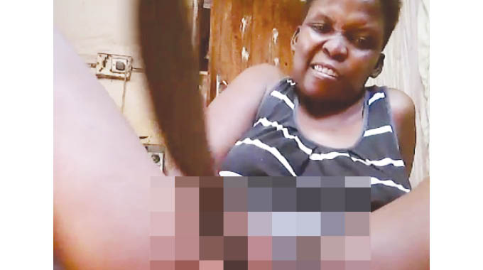Woman lewd video leaks