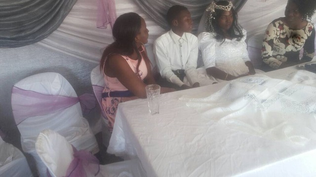 Proxy wedding for fugitive couple