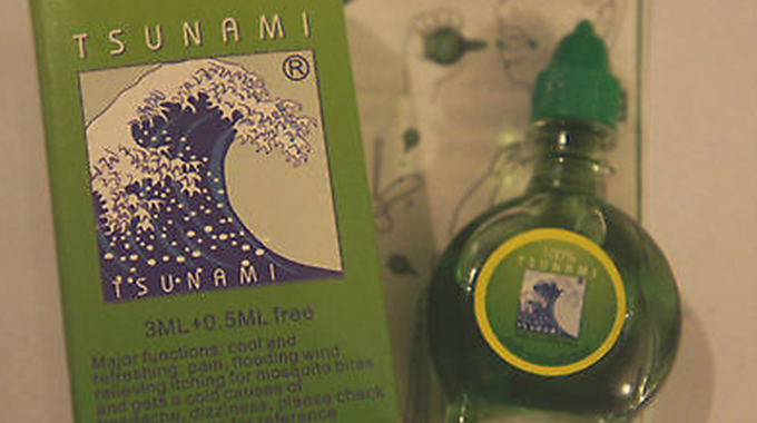 Tsunami shakes market. . . a counter for herbal and western medicines