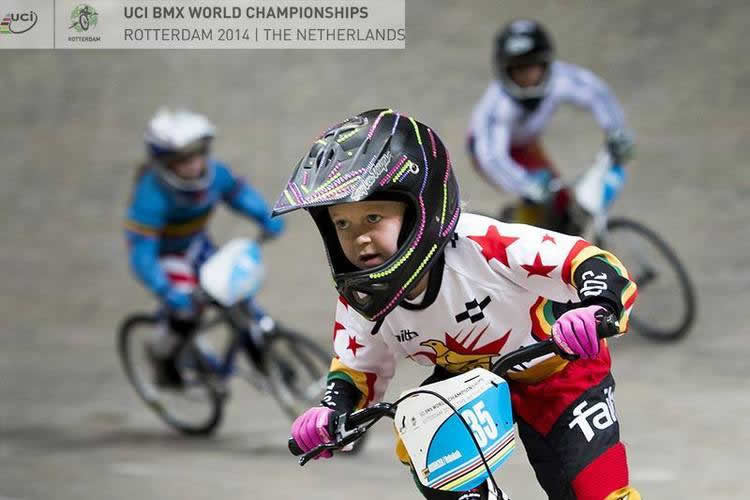 Young biker out to conquer the world