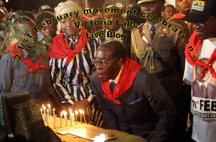 LIVE UPDATES: 21st February Movement celebrations Victoria Falls [Pictures incl.]