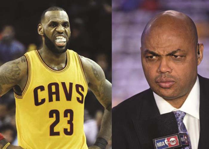 LeBron explodes on Charles Barkley
